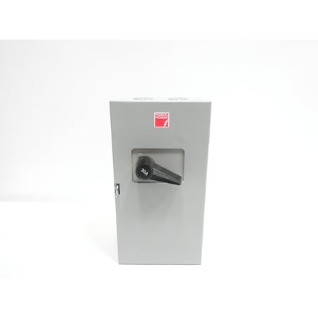 Federal Pioneer 3P 30A AMP 600V-AC NON-FUSIBLE DISCONNECT SWITCH 5336